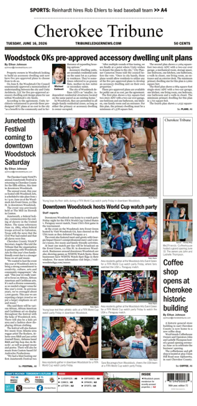 Cover of Cherokee Tribune