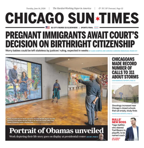Cover of Chicago Sun-Times