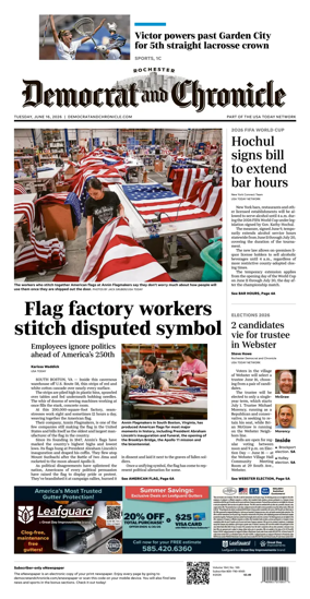 Cover of Democrat and Chronicle