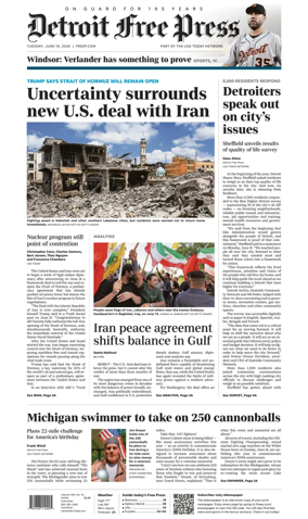 Cover of Detroit Free Press