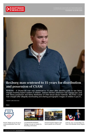 Cover of East Idaho News