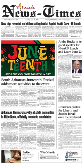 Cover of El Dorado News-Times (VCID - Camden News)
