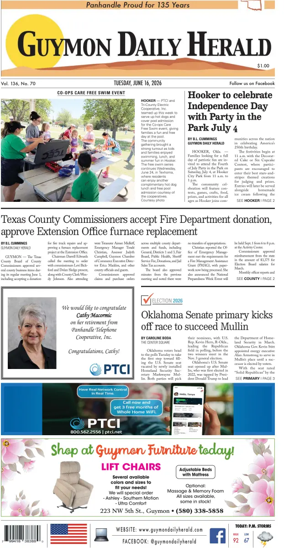 Cover of Guymon Daily Herald