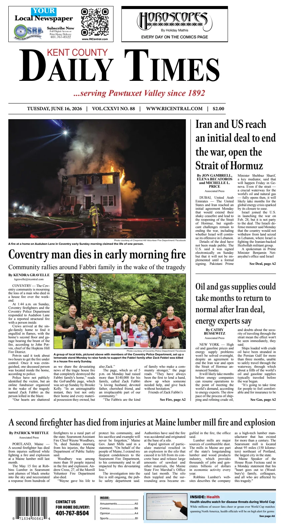 Cover of Kent County Daily Times