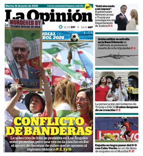 Cover of La Opinion