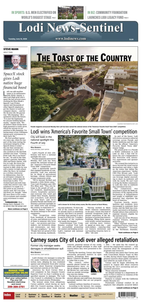 Cover of Lodi News-Sentinel
