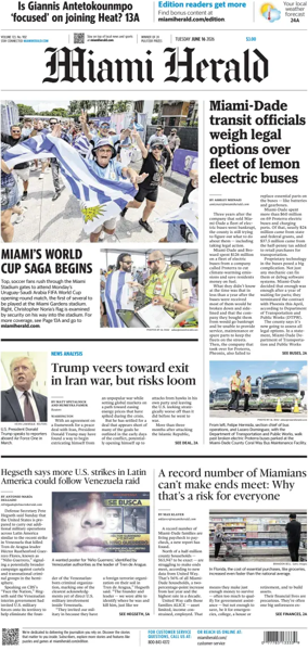 Cover of Miami Herald