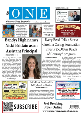 Cover of Observer News Enterprise