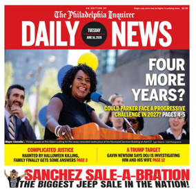 Cover of Philadelphia Daily News