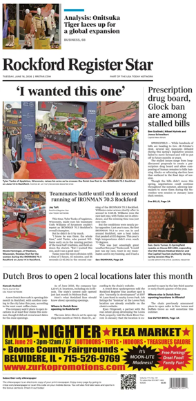 Cover of Rockford Register Star