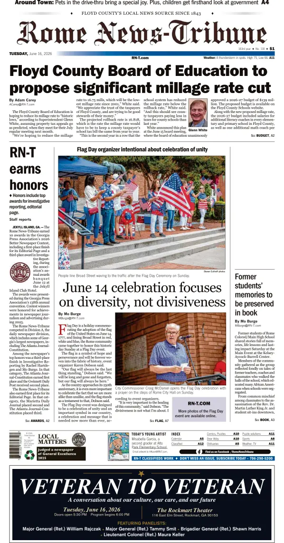 Cover of Rome News-Tribune