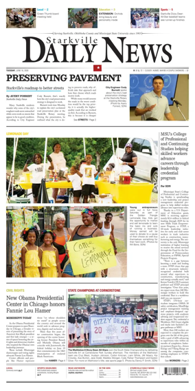 Cover of Starkville Daily News