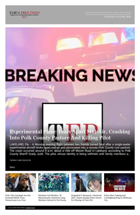 Cover of Tampa Free Press