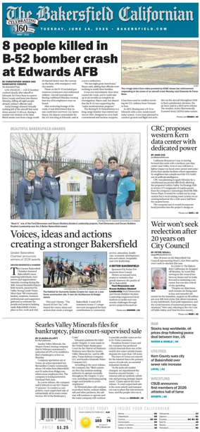 Cover of The Bakersfield Californian