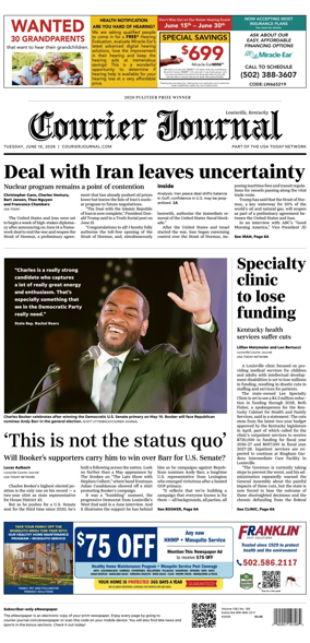 Cover of The Courier-Journal (Louisville)