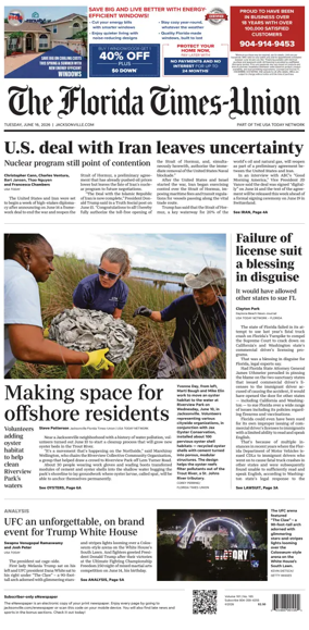 Cover of The Florida Times-Union