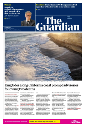 Cover of The Guardian (USA)