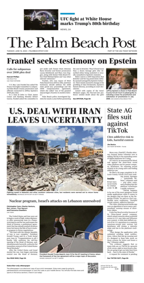 Cover of The Palm Beach Post