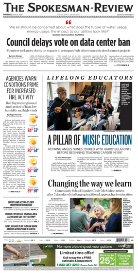 Cover of The Spokesman-Review (Spokane)