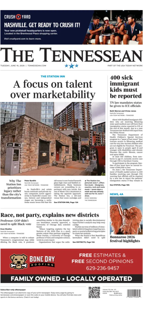 Cover of The Tennessean