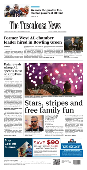 Cover of The Tuscaloosa News