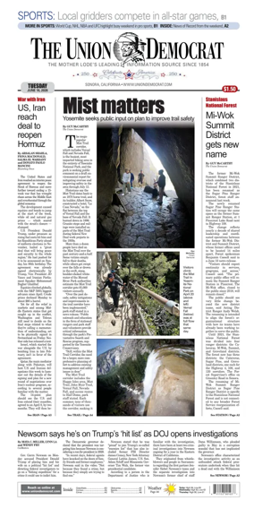Cover of The Union Democrat