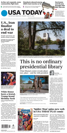 Cover of USA TODAY US Edition
