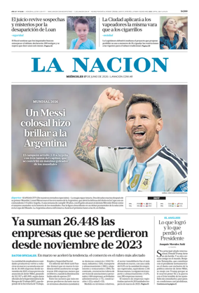 Cover of La Nacion