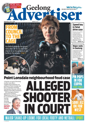 Cover of Geelong Advertiser