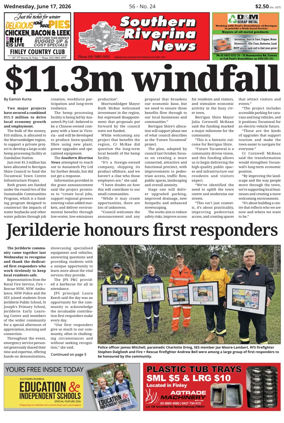 Cover of Southern Riverina news