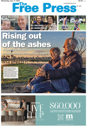 Cover of The Free Press (Corowa)