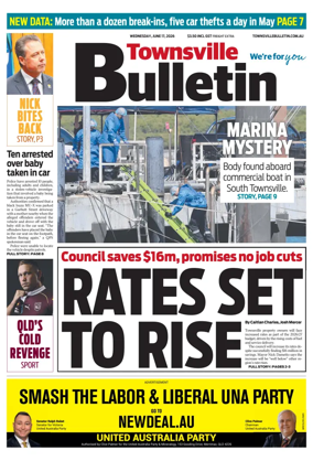 Cover of Townsville Bulletin
