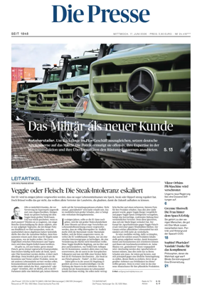 Cover of Die Presse