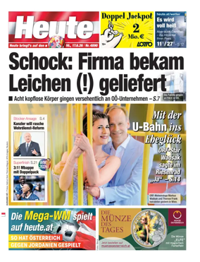 Cover of Heute - Oberosterreich Ausgabe