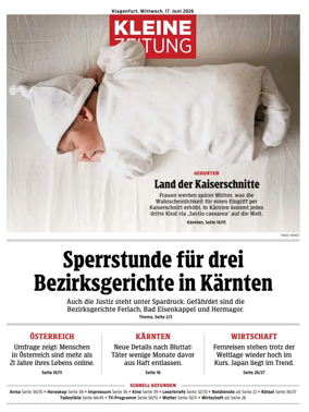 Cover of Kleine Zeitung Kaernten