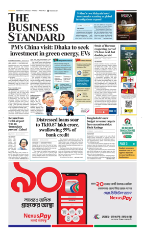 Cover of The Business Standard