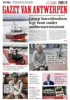 Cover of Gazet van Antwerpen Stad en Rand