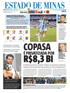 Cover of Estado de Minas (Brazil)