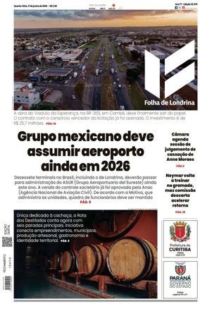 Cover of Folha de Londrina