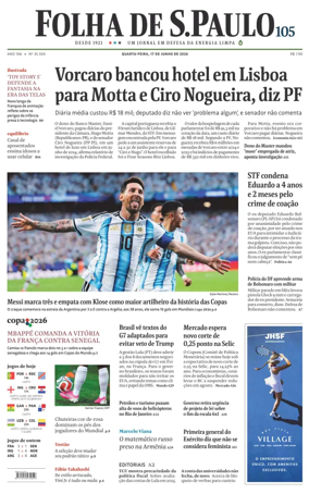 Cover of Folha de S.Paulo