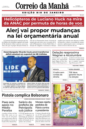 Cover of Jornal Correio da Manha