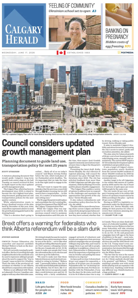 Cover of Calgary Herald