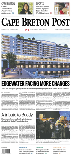 Cover of Cape Breton Post