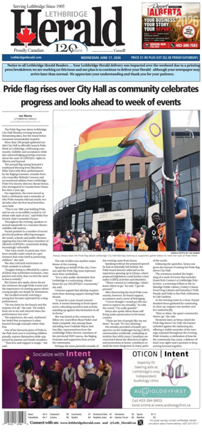 Cover of Lethbridge Herald