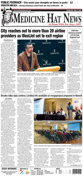 Cover of Medicine Hat News