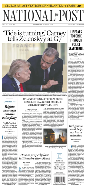Cover of National Post - (Latest Edition)