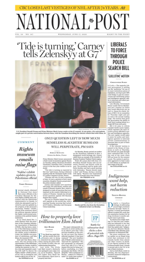 Cover of National Post - (National Edition)