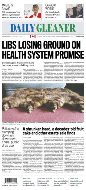 Cover of The Daily Gleaner