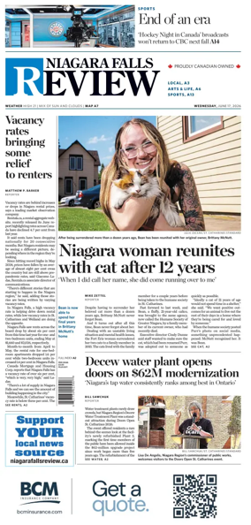 Cover of The Niagara Falls Review