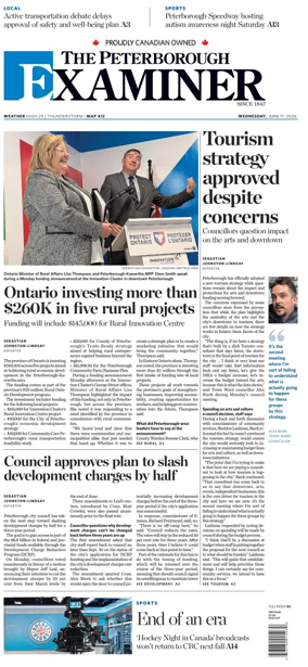 Cover of The Peterborough Examiner